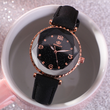 Reloj Mujer Women Watch 2018 Fashion Watches Women Starry Sky Quartz Wristwatch Leather Rhinestone Ladies Clock Relogio Feminino 2024 - buy cheap