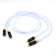 Par de cables de interconexión de audio Nordost RCA con conector de enchufes de WBT-0144 2024 - compra barato