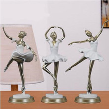 Dancing ballet dance girl small ornaments, home decorations, artistic figures, birthday gifts 2024 - buy cheap