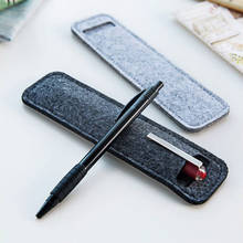 High Quality Felt Pen Pouch Holder Small Single Pencil Case Bags for Rollerball Fountain Ballpoint Pens 2024 - buy cheap