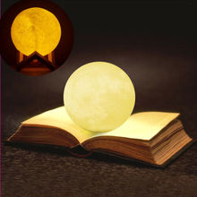 3D USB LED Magical Moon Night Adjustable brightness Light Moonlight Table Desk Moon Lamp Bedroom Decoration 2024 - buy cheap