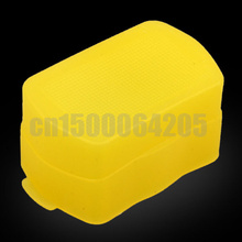 Camera yellow  Flash Light Bounce Diffuser Cover for Flash 580E Free shipping +tracking number 2024 - buy cheap