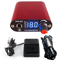 Digital Power LCD Display Tattoo Power Supply with foot pedal and tattoo clip cord 2024 - buy cheap