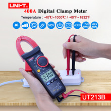 Digital Clamp Meter UNI-T UT213B True RMS AC DC voltmeter AC Ammeter ohmmeter Capacitance Frequency meter Digital  Multimeter 2024 - buy cheap