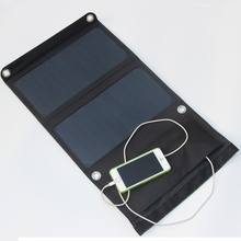 BUHESHUI 14W Foldable Solar Panel Charger Solar Mobile Charger For iphone Solar Battery Charger Sunpower 3pcs/lot Free Shipping 2024 - buy cheap