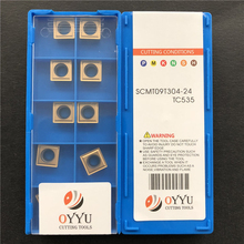 OYYU SCMT09T304-24 TC535 SCMT 09T304 Lathe Tools CNC Cutter Carbide Inserts Turning Tool utensili tornio 2024 - buy cheap