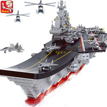 1059Pcs Military Building Blocks Sets ARMY 1:450 NAVY Heavy Cruiser Warship Weapon DIY Brinquedos Educational Toys for Children 2024 - buy cheap