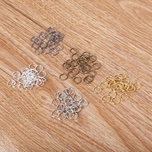 Lote de anillos abiertos de hierro Vintage para hacer joyas, 0,8x8mm, 200 unidades 2024 - compra barato