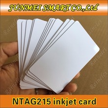 Frete grátis 100pcs cartões para impressora canon espon etiqueta pvc branco nfc 2024 - compre barato
