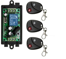 Interruptor sem fio 1ch dc12v rf, receptor com dois botões, sistema de controle remoto para casa inteligente, frete grátis 2024 - compre barato