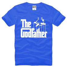 Мужская хлопковая футболка с принтом «Movie The Godfather», с коротким рукавом и круглым вырезом, модная крутая футболка, Homme Camisetas Hombre 2024 - купить недорого