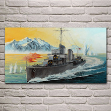 Reich kriegsmarine marinha alemanha destruidores de guerra mirovaya cartazes de tecido na parede imagem da arte da casa sala estar decoração md710 2024 - compre barato