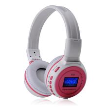 Digital Wireless Stereo Headphones Headset (Rechargeable Battery, MP3-Player, FM Radio and Micro SD card slot) - Pink 2024 - купить недорого