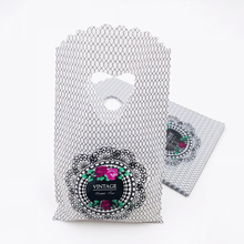 Black Grid Flower Plastic Bag 9x15cm Candy Packaging Plastic Gift Bags With Handle Jewelry Cosmetic Plastic Shopping Bag 2024 - buy cheap