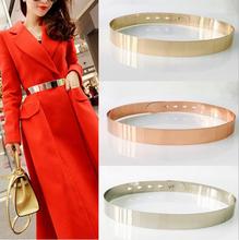 Belt Newly Design Women Lady Fashion Pattern Metal Gold Chain Belt Waist Strap Two Colors 3 Size 2024 - buy cheap