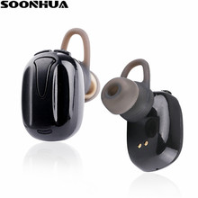 SOONHUA-auriculares TWS con Bluetooth, Mini auriculares estéreo inalámbricos auténticos, auriculares de música Hifi con micrófono manos libres y caja de carga para teléfonos 2024 - compra barato