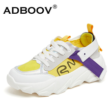 ADBOOV New Summer Breathable Walking Shoes High Fashion Street Shoes Platform Women Sneakers 2024 - buy cheap