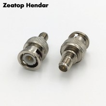 1Pcs Brass BNC Male Jack to RP SMA Female Plug RF Straight Coaxial Adapter Nickel Plated Connector 2024 - buy cheap