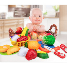 1 комплект, детские игрушки для дома, нарезанные фрукты, пластиковые овощи, кухня, Детские Классические игрушки, детский игровой набор, развивающие игрушки 2024 - купить недорого