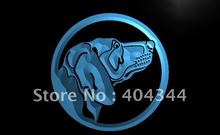 LB693-светодиодная неоновая вывеска с логотипом собака Веймаранер Pet 2024 - купить недорого