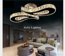 Free Shipping L620mm LED Crystal Ceiling Light For Living Room luminaria LED Ceiling Lamp Fixture For Bedroom AC 100% Guaranteed 2024 - buy cheap