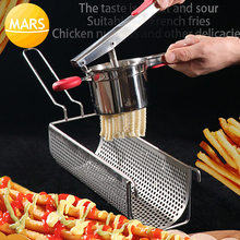 Footlong 30cm French Fries Maker Stainless Steel Potato Chips Making Machine Manual French Fries Cutters Super Long French fries 2024 - buy cheap