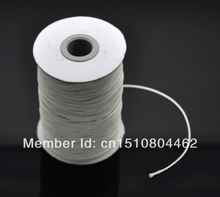 Wholesale 1 roll(180M) White Waxed Cotton Cord 1mm for Bracelet/ Necklace 2024 - buy cheap