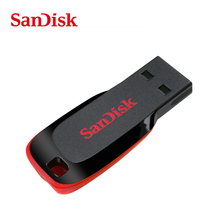 SanDisk Cruzer Blade CZ50 USB Flash Drive 128gb 64GB pendrive 32G 16GB 8GB 100% Original Pen Drives USB 2.0 flash stick freeship 2024 - buy cheap