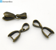Doreen Box Lovely Antique Bronze Pinch Clip Bail Beads 17x7mm(5/8"x1/4"), sold per lot of 25 (B16911) 2024 - buy cheap