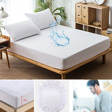 All Size Polyester Terry Waterproof Mattress Cover Elastic Waterproof Bed Sheet Anti Mites Bed Bug Proof Cover For Mattress Pad 2024 - buy cheap