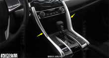 Lapetus Transmission Shift Gear Box Frame Cover Trim Kit For Honda Civic 2016 - 2020 ABS Matte Accessories Interior Refit Kit 2024 - buy cheap