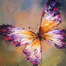 Hand Painted Wall Art Paintings for Home Decor Handpainting Modern Beautiful Canvas Picture Different Butterflies Oil Paintings 2024 - buy cheap