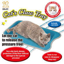 Uña de gato con Catnip rascador para gatos de Sisal Natural Mat juguete rascado de gato pequeño Post Pad interactivo gato de juguete Caw bandeja 2024 - compra barato