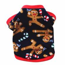 Милое зимнее пальто для питомцев, Рождество Собака теплый свитер; Хлопковый костюм; Для маленькой собаки кошки одежда для домашних питомцев щенков куртка одежда Теплый пуловер 2024 - купить недорого