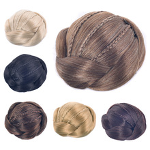 Gres Synthetic Hair Buns Heat Resistant Fiber Women Updos Black/Dark Brown/Blond Clip-in Chignons for Lady Hairpiece 2024 - buy cheap