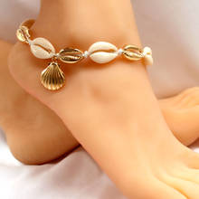 New Natural Shell Scallop Footchain Anklets Female Bohemian Beach Foot Rope Chain Anklet Bracelet for Women Jewelry 2024 - buy cheap