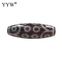 1pc 38x12mm Oval Tibetano Contas Dzi Ágatas Natural Dois Tons de Dezoito-Eyed Solto 18 olhos contas Para Fazer Jóias Das Mulheres Dos Homens Presente 2024 - compre barato