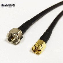 New  SMA Male Plug  Switch F  Male  Convertor RF coax cable RG58  Wholesale Fast Ship 50CM/100CM Adapter 2024 - buy cheap