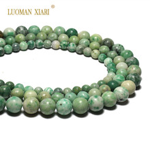Qinghai jade contas de pedra natural para fazer joias, atacado, 100% natural china, faça você mesmo pulseira colar 6mm 8mm 10mm 2024 - compre barato