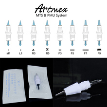 10pcs Microblading Tattoo Needle Cartridge M1 L1 R3 R5 F5 F7 needles used for Artmex V8 V6 V3 PMU Semi permanent make up machine 2024 - buy cheap