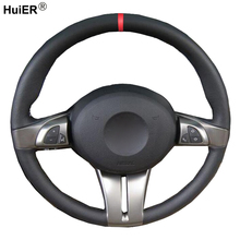 HuiER Hand Sewing Car Steering Wheel Cover For BMW Z4 2003 2004 2005 2006 2007 2008 Braid on the Steering-wheel Car Accessories 2024 - buy cheap