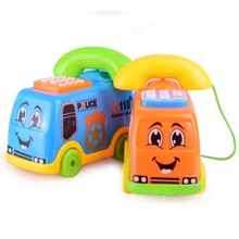 2018 Baby Toys Music Cartoon Bus Phone Educational Developmental Kids Toy Gift New Wholesale & Drop Shipping 2024 - buy cheap