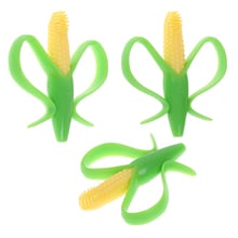 Baby Banana Corn Toddle Teething Chew Toys Silicone Teether Training Toothbrush for Infant Chewing Newborn Safe Gifts 2024 - buy cheap