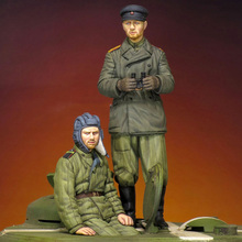 1/35 Scale Assembly Resin Figure kit Red Army Soviet tankers 2024 - buy cheap