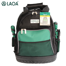 LAOA-mochila multifuncional de tela Oxford para electricista, bolsa de almacenamiento de herramientas sin herramientas para electricista, 1680D 2024 - compra barato
