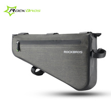 Водонепроницаемая велосипедная сумка Rockbros, нейлоновая дорожная сумка 5 л/8 л для горного велосипеда, на раму спереди, сумка на верхнюю трубу 2024 - купить недорого