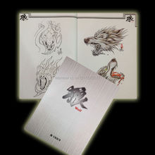 Wholesale - Wolf Beast tattoo A4 sketchbook Flash Designs China Sketch Book Free shipping 2024 - buy cheap