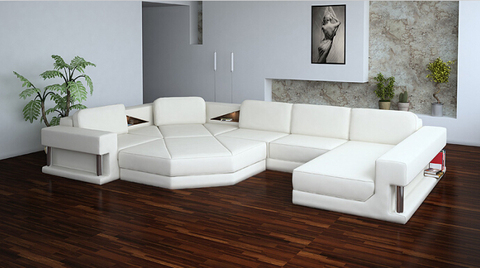 Modern Leather Corner Sofas, Modern Leather Sofa Sectional