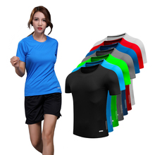 Yoga Running Shirt Women Quick Dry Compression Tights T Shirt Women Fitness Training Sports Woman Compression Short Sleeves 2024 - buy cheap