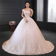 Великолепное бальное платье; свадебное платье с кружевом; Vestido De Novia Princesa; винтажные свадебные платья; реальное изображение; свадебное платье 2024 - купить недорого